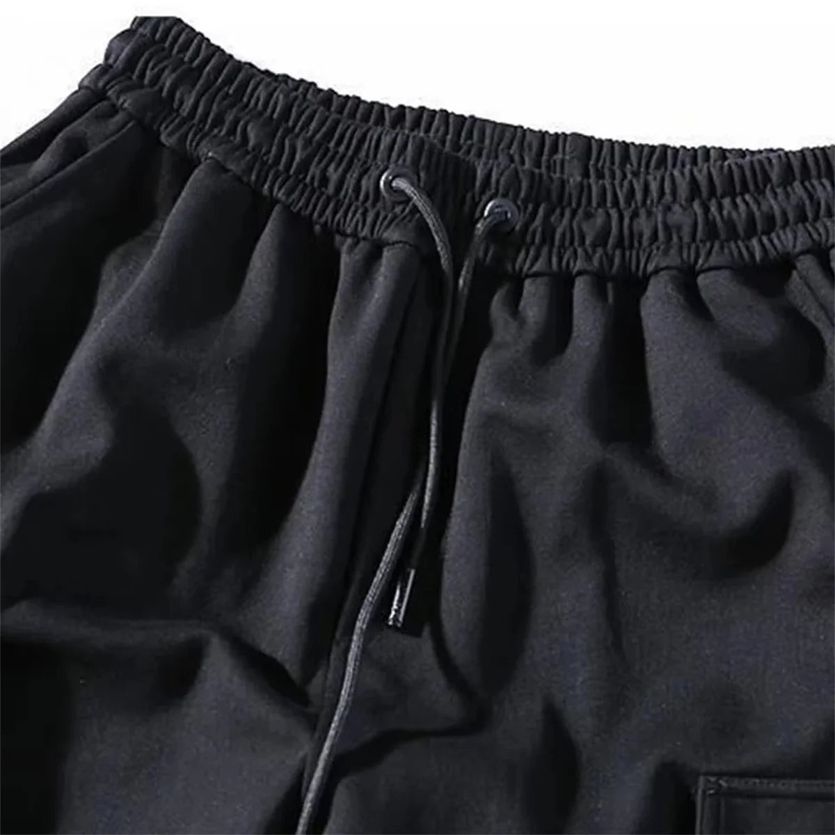 Straight-Leg Drawstring Trousers