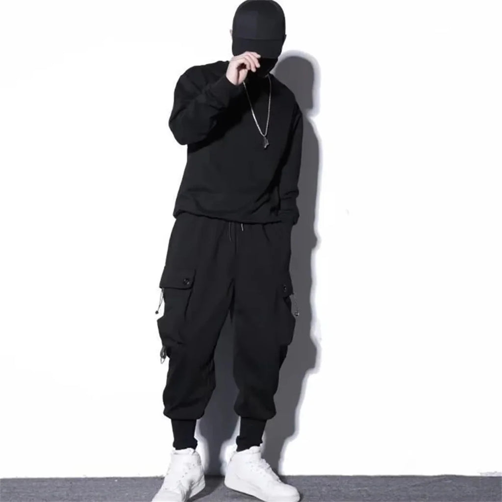 Straight-Leg Drawstring Trousers