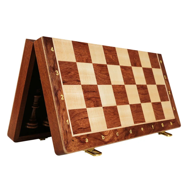 39 cm Folding Wooden Chess Set