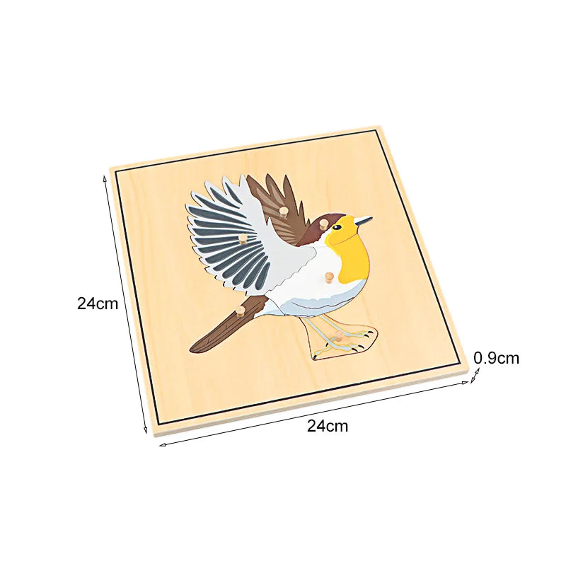 Wooden Animal Skeleton Puzzle