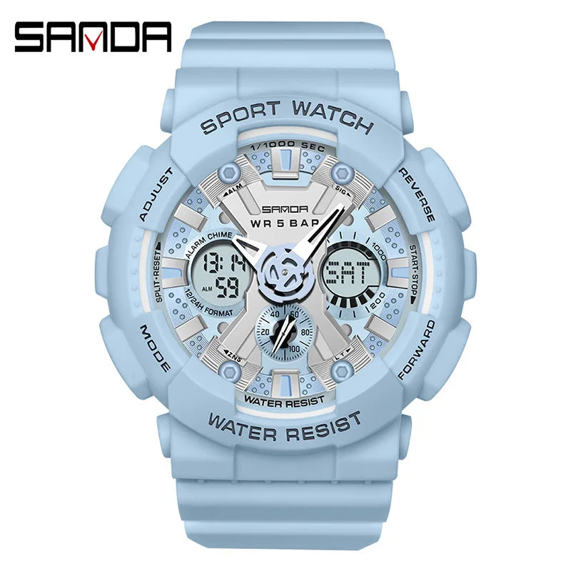 M.A.W Dual-Display Wristwatch