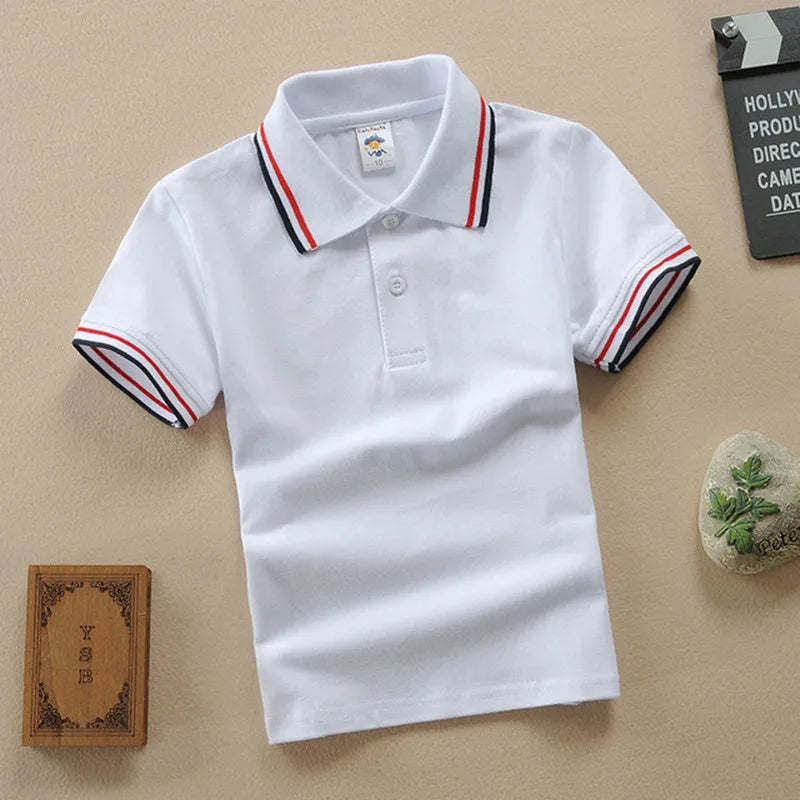Bear Detail Cotton-Blend Polo Shirt