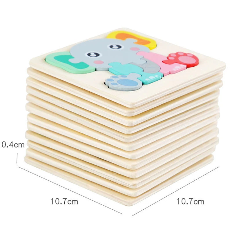 Mini Wooden Animal Picture Puzzle