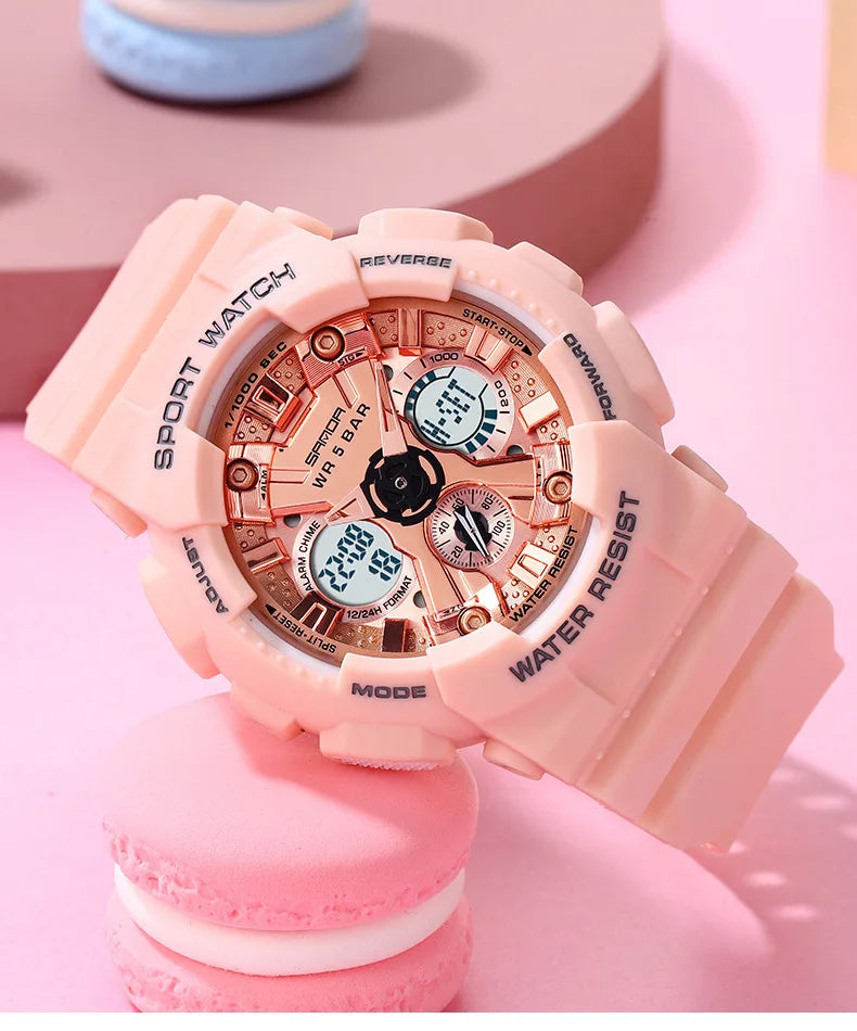 M.A.W Dual-Display Wristwatch