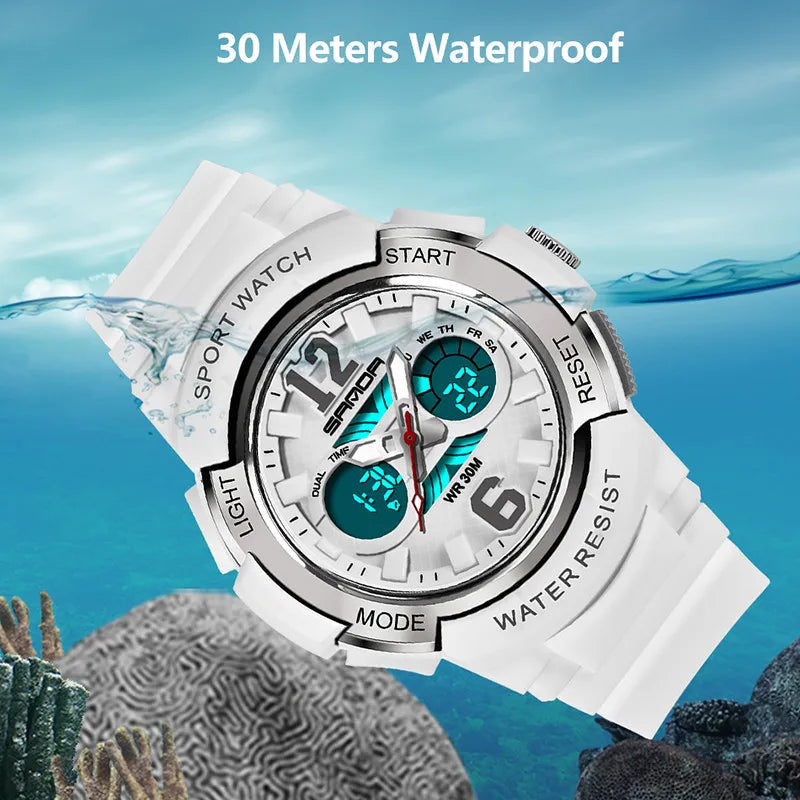 M.A.W Dual-Display Wristwatch
