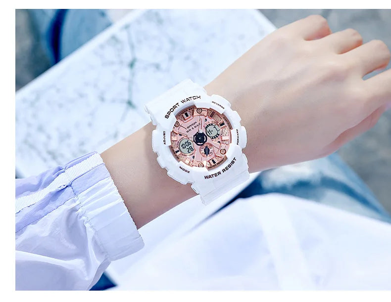 M.A.W Dual-Display Wristwatch