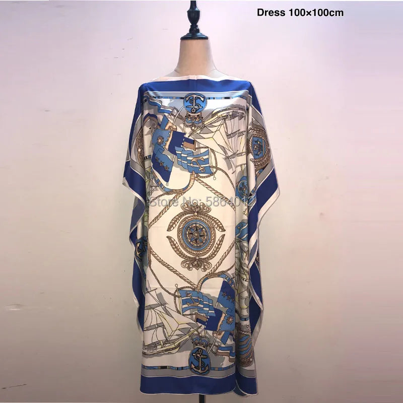 Floral Batwing Summer Dress