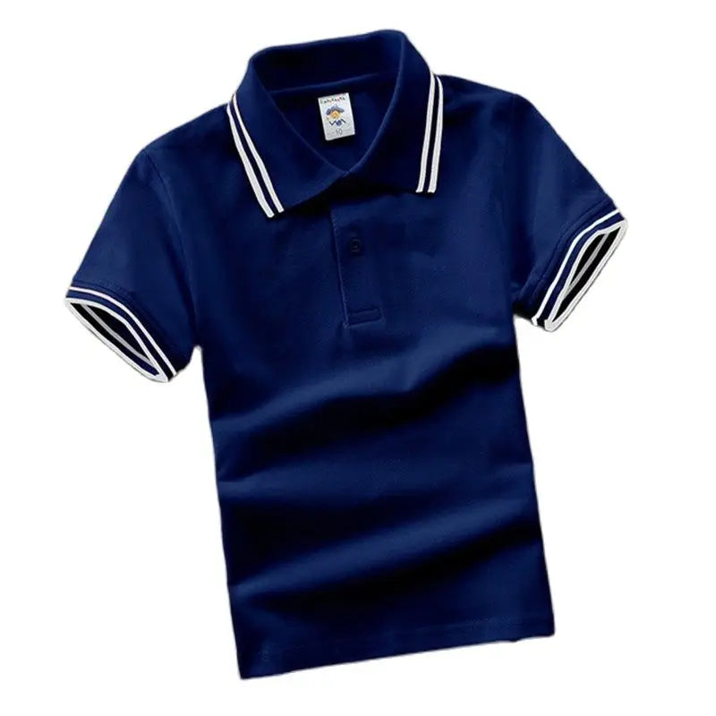 Bear Detail Cotton-Blend Polo Shirt