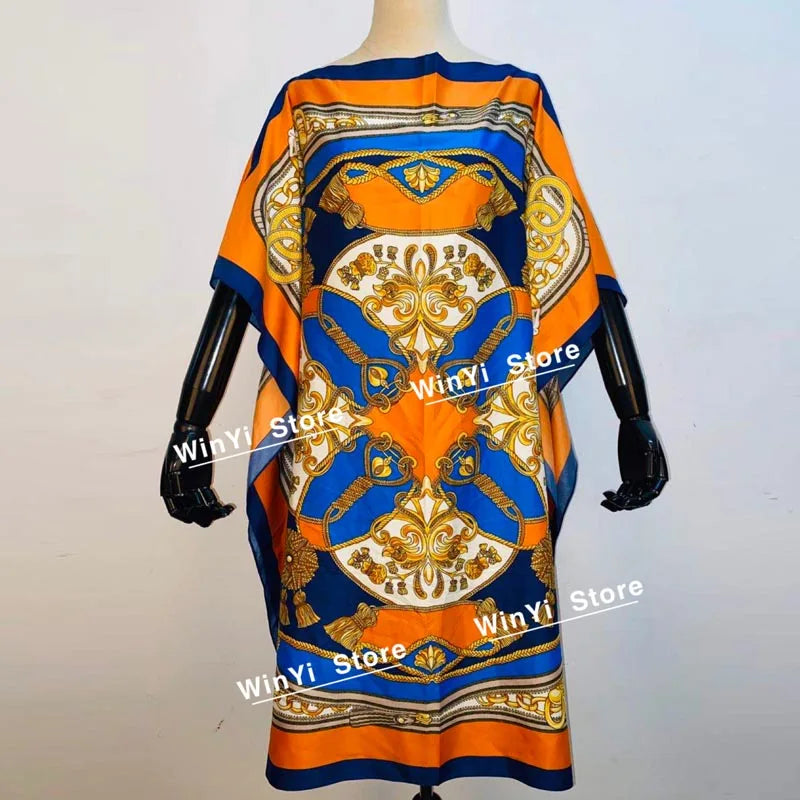 Floral Batwing Summer Dress