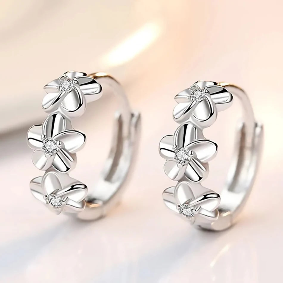 Floral Clip Earrings
