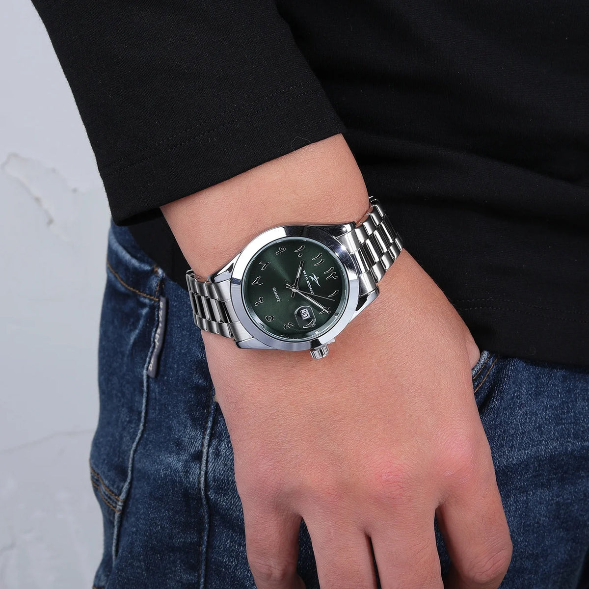 Ricecgo Calendar Quartz Watch