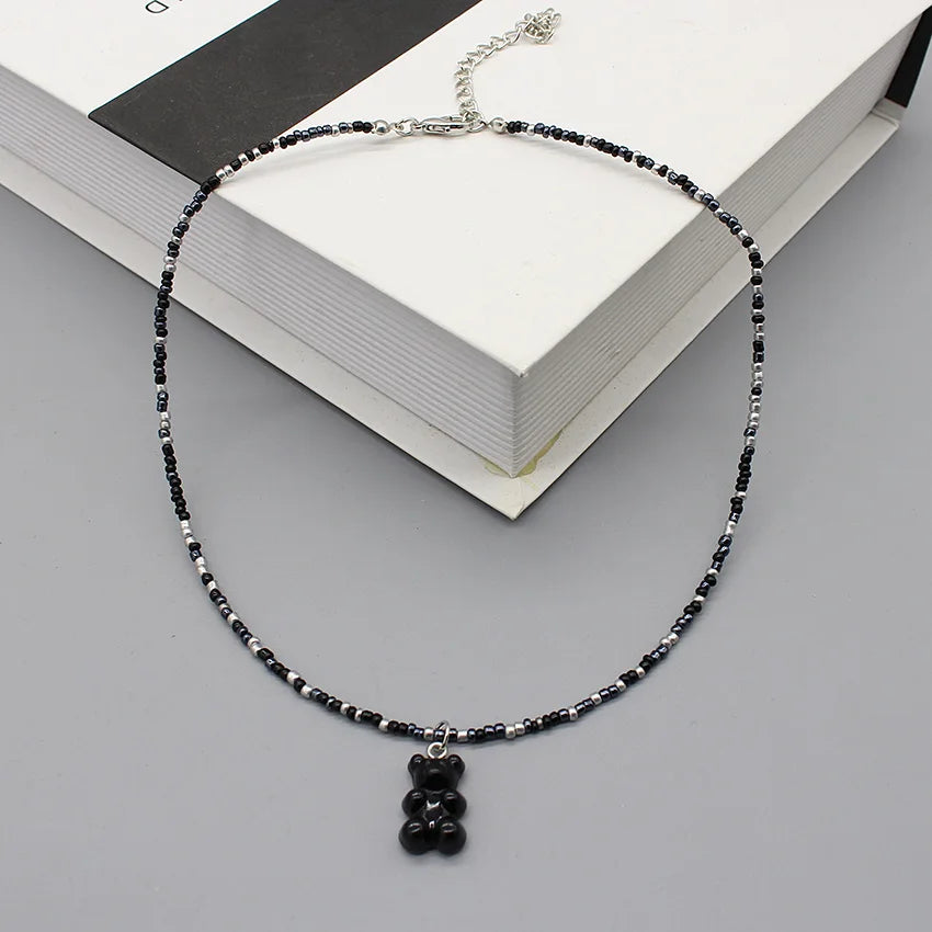 Gummy Bear Seed-Bead Necklace