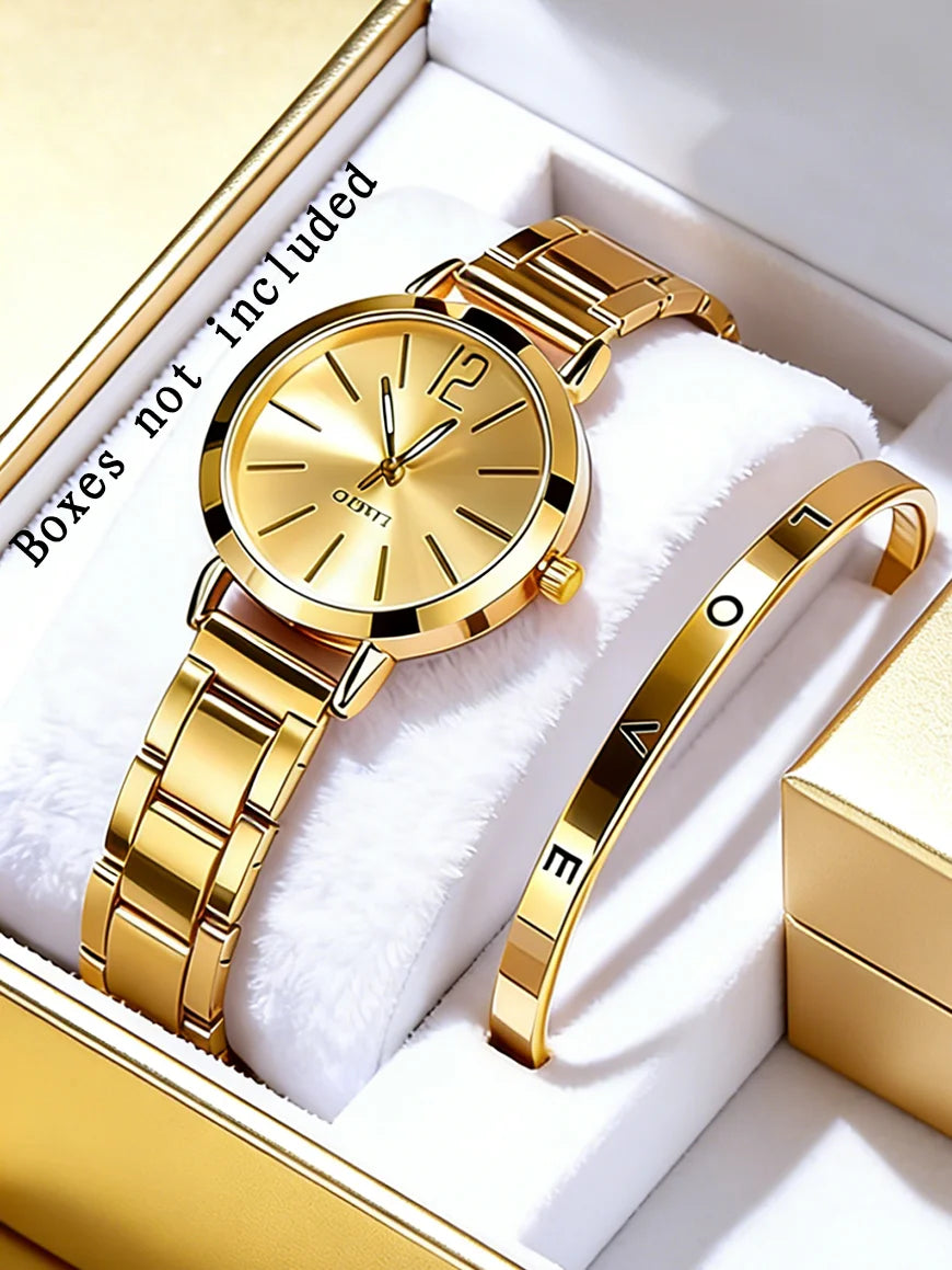 Runerr 28 mm Bracelet Watch Set