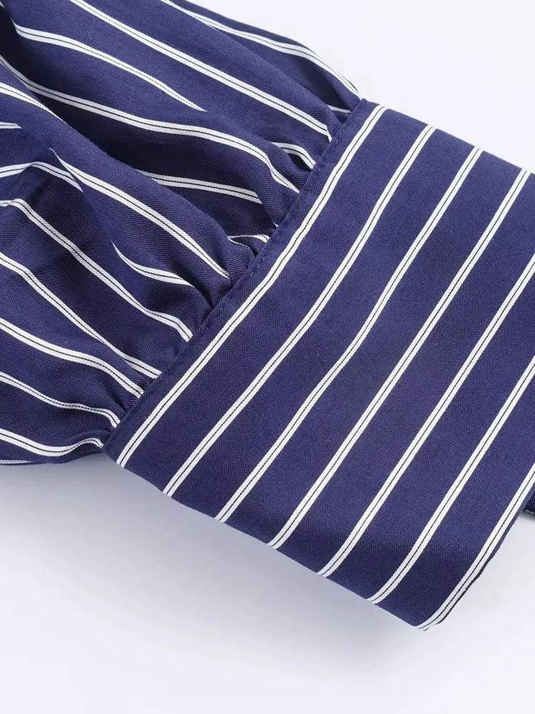 Everyday Striped Button Shirt