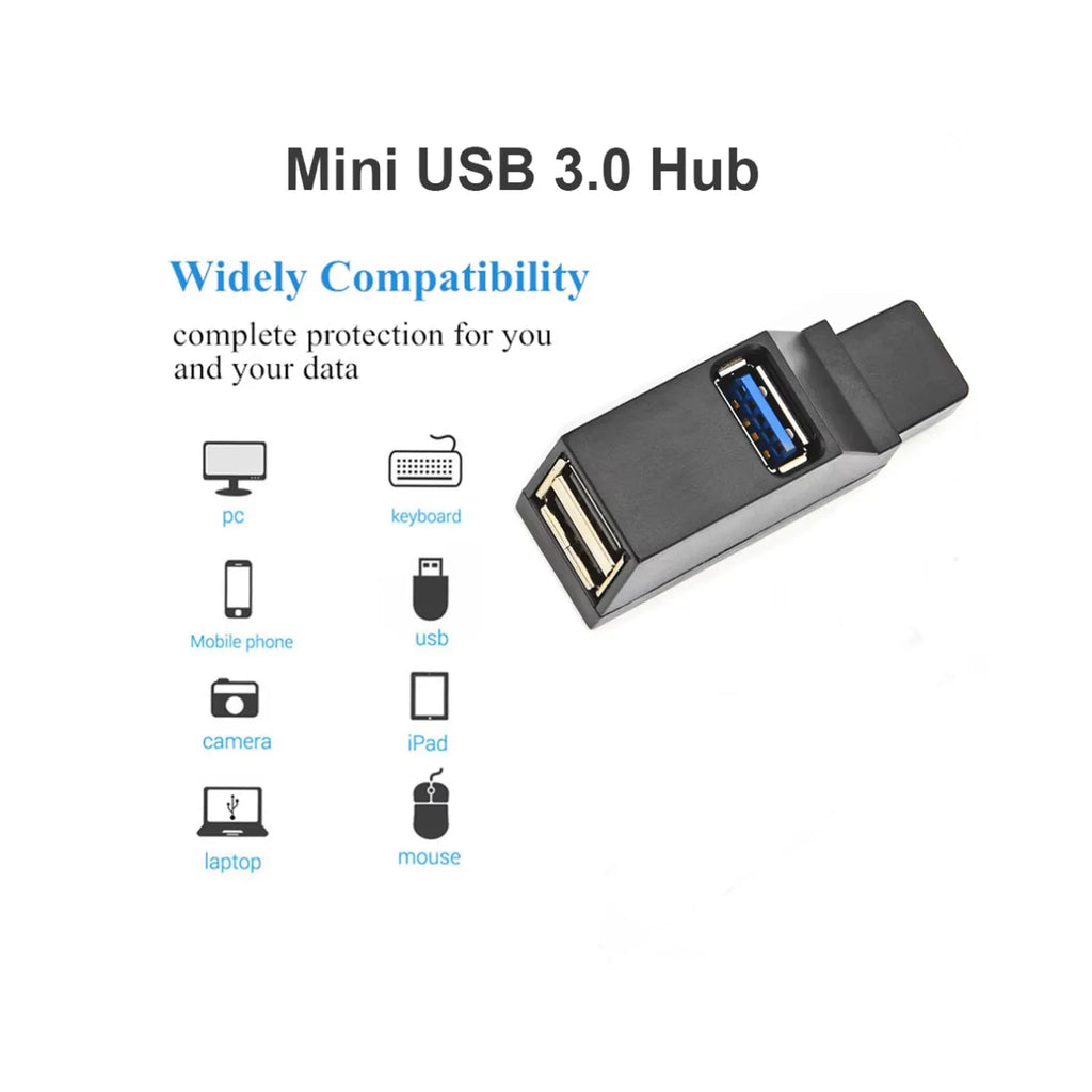 Mini Three-Port USB Hub