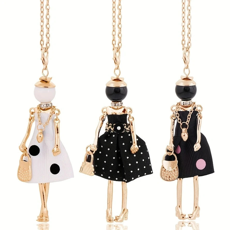 Decorative Long Pendant Necklace