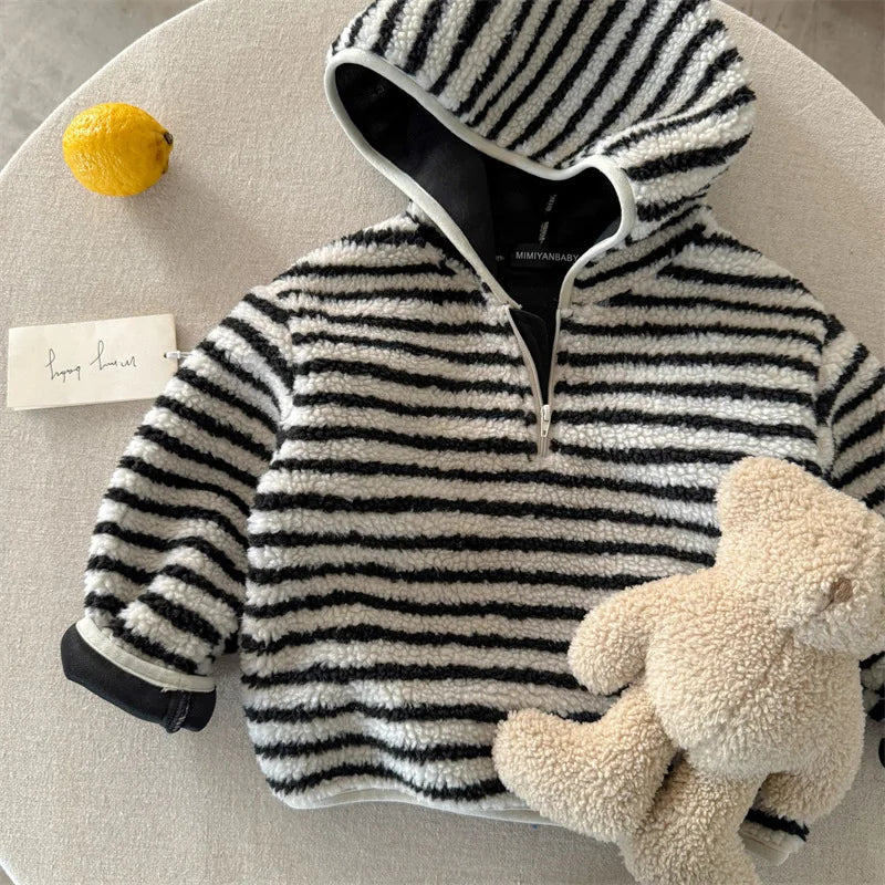 Striped Hooded Kids’ Sweatshirt