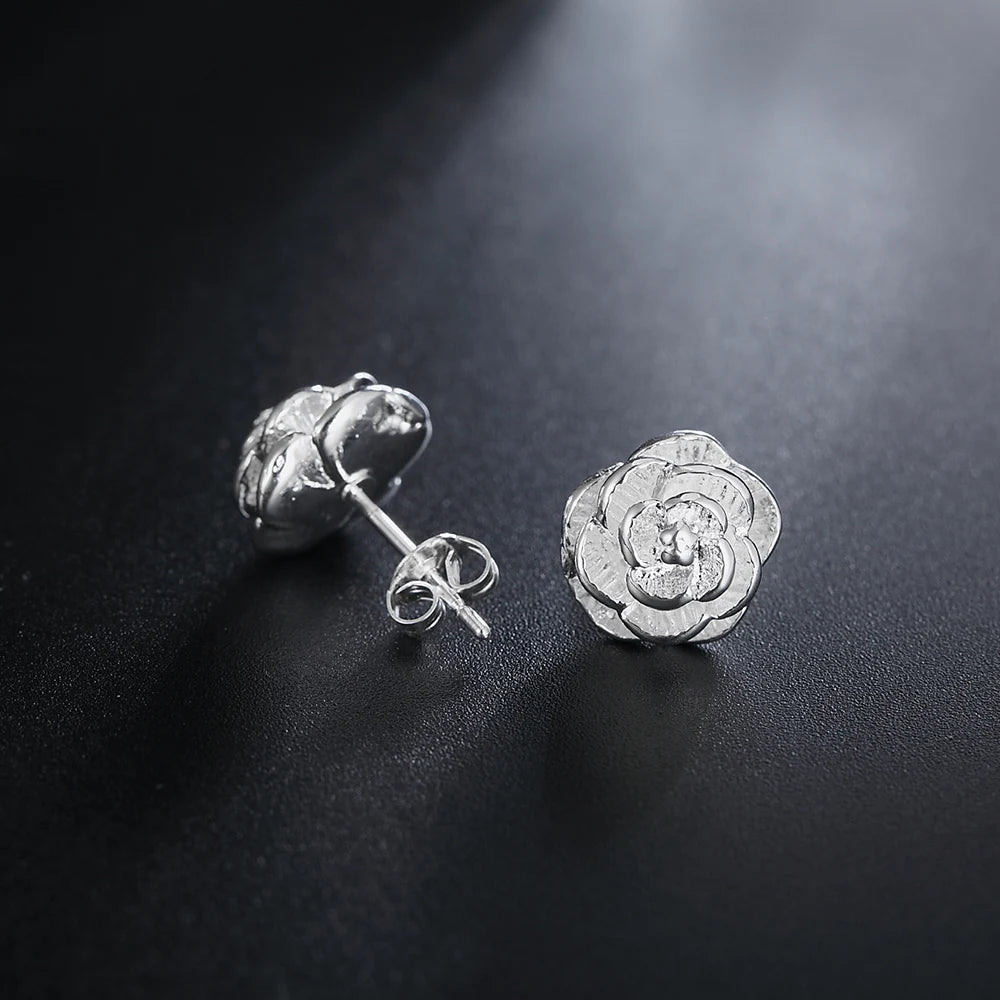 10 mm Flower Stud Earrings