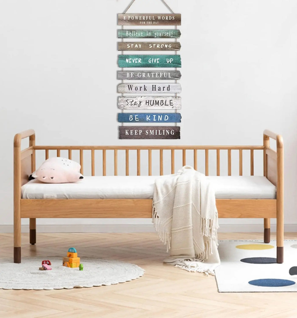 Inspirational Wooden Wall Sign