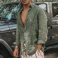 Relaxed Linen Long-Sleeve Shirt