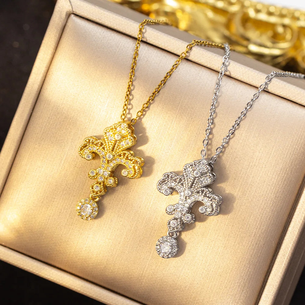 Cubic Zirconia Solitaire Pendant