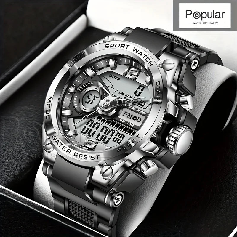 Alloy-Case LED Sport Watch