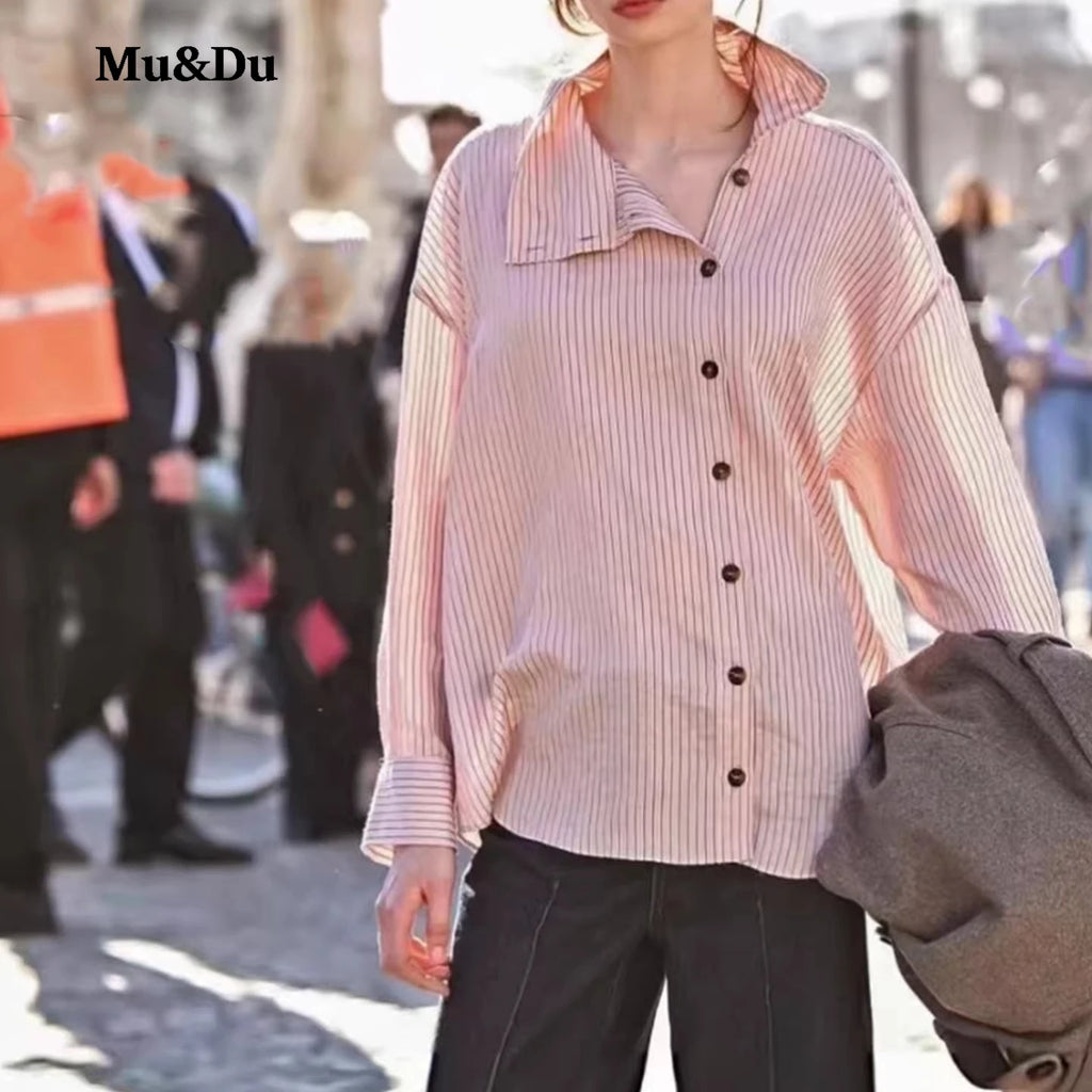 Pink Stripe Long-Sleeve Shirt
