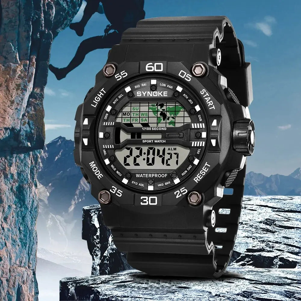 Synoke Large-Screen Digital Watch