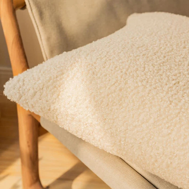 Teddy-Texture Cushion Cover