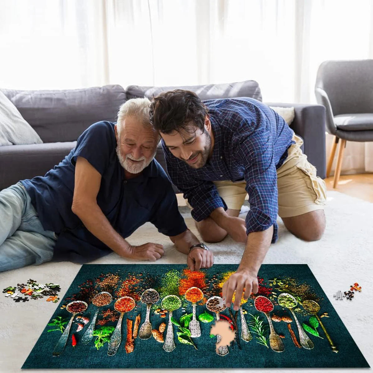 Colorful 1,000-Piece Jigsaw Puzzle