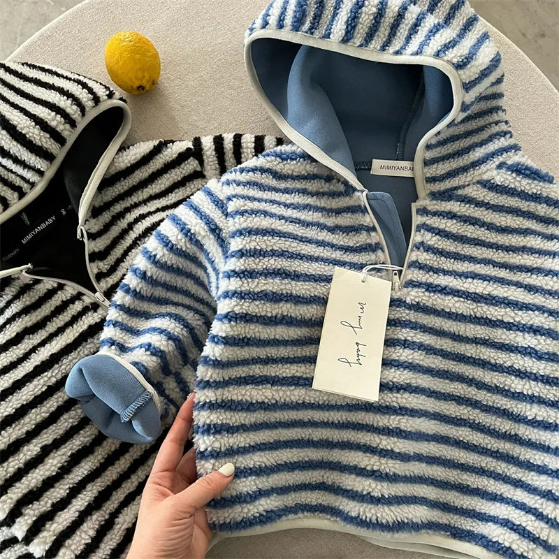 Striped Hooded Kids’ Sweatshirt