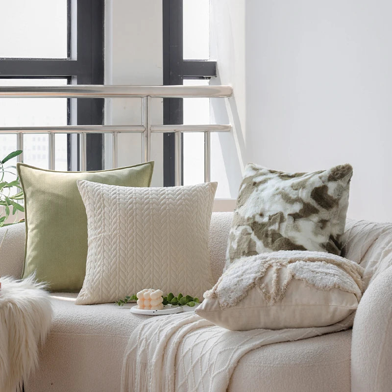 Textured 45 cm Cushion Cover