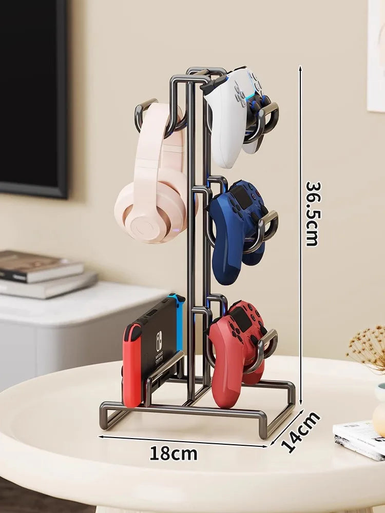 Desktop Headset and Controller Organizer