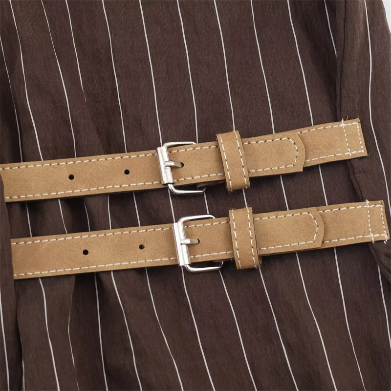 Warm-Stripe Long-Sleeve Shirt