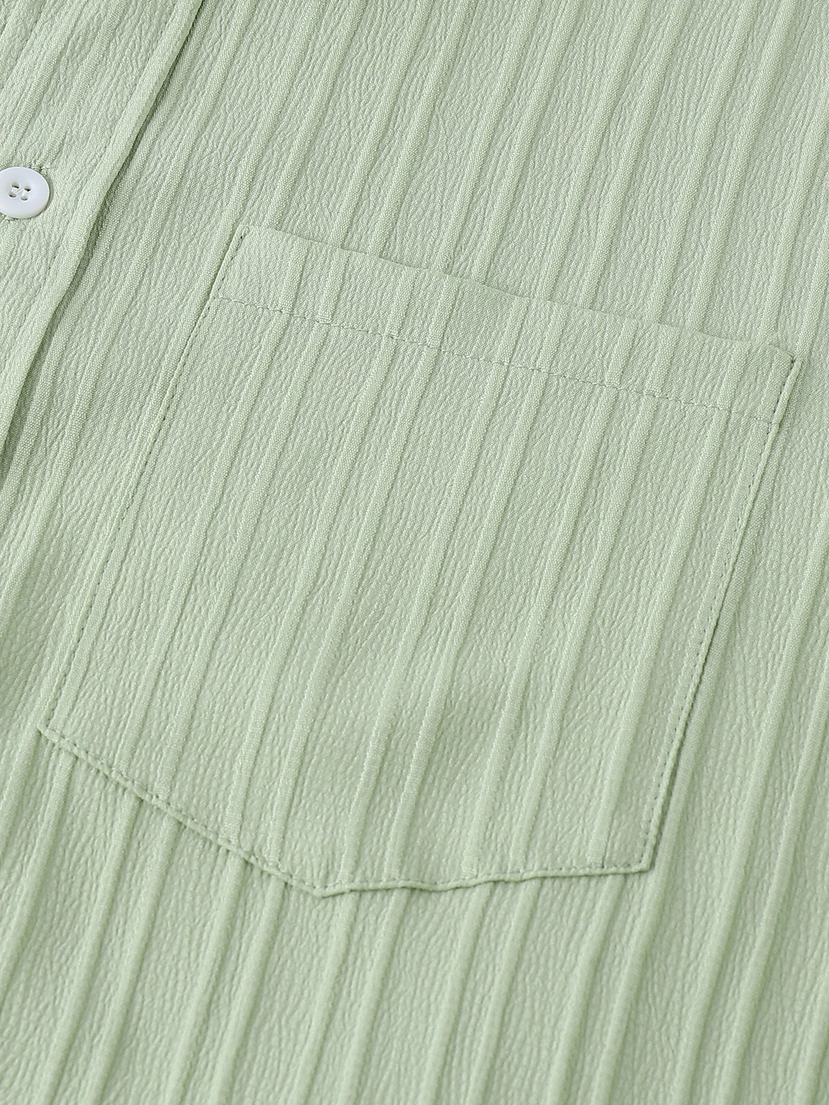 Summer Short-Sleeve Button Shirt