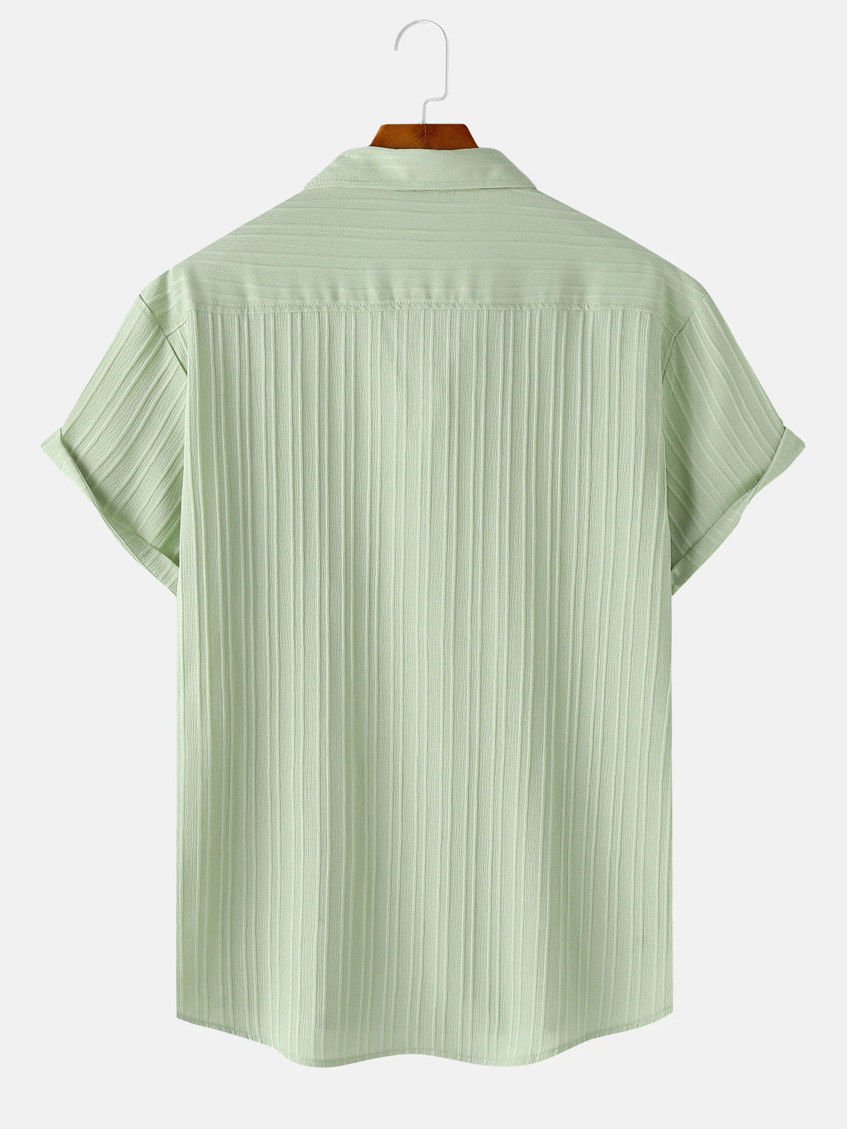 Summer Short-Sleeve Button Shirt