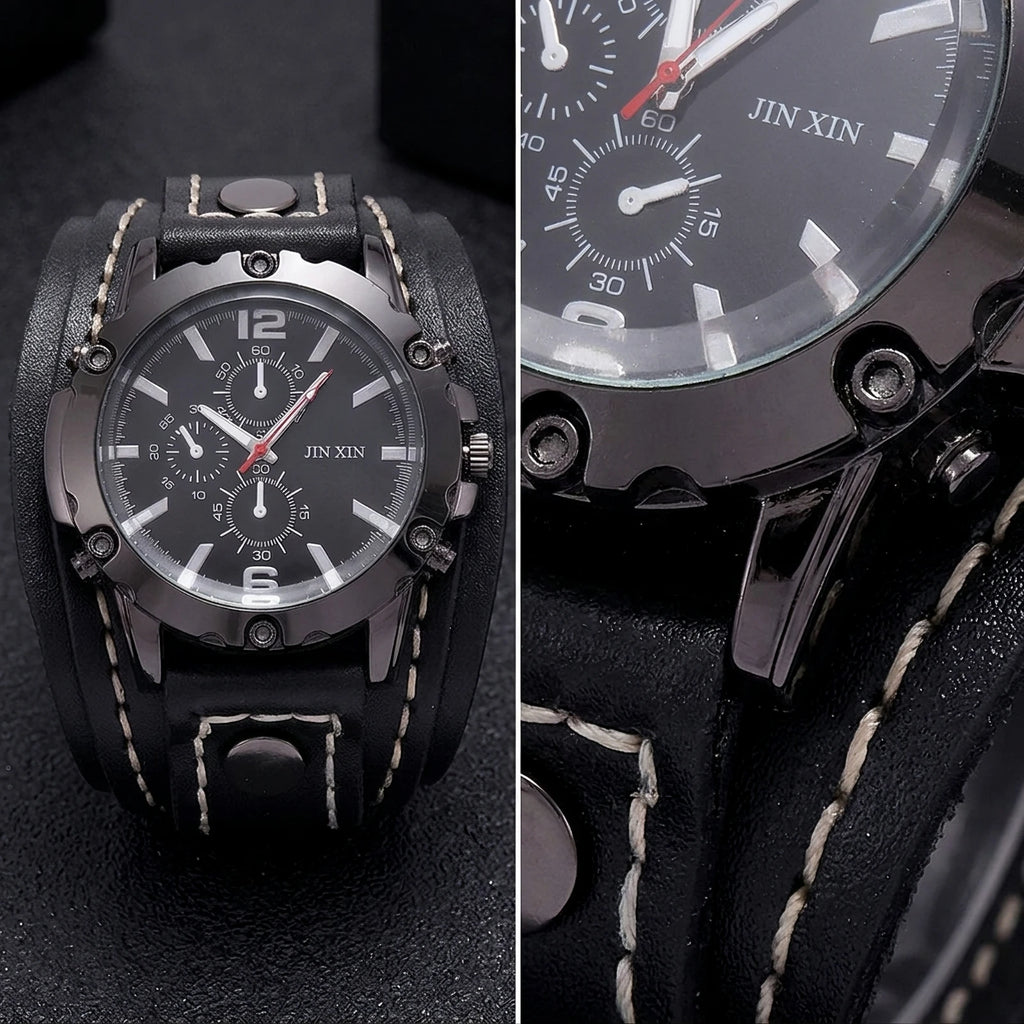 Wide Cuff Quartz Watch