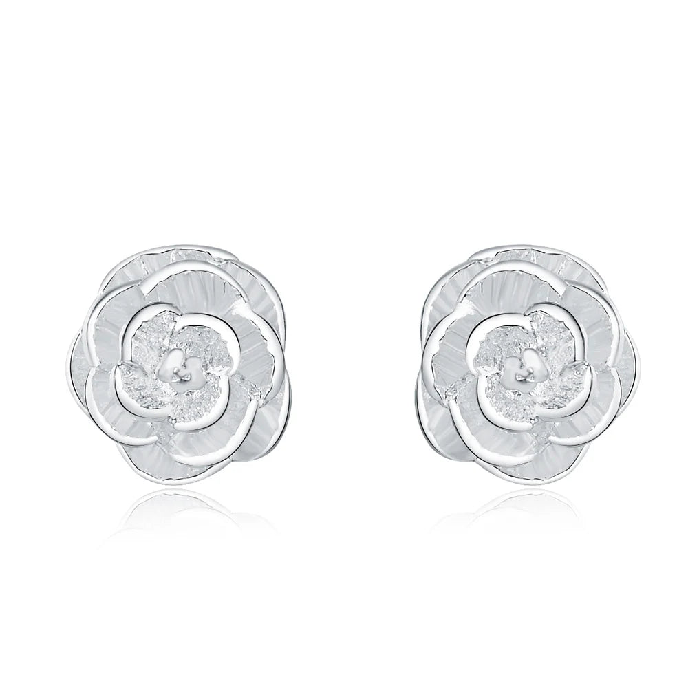 10 mm Flower Stud Earrings