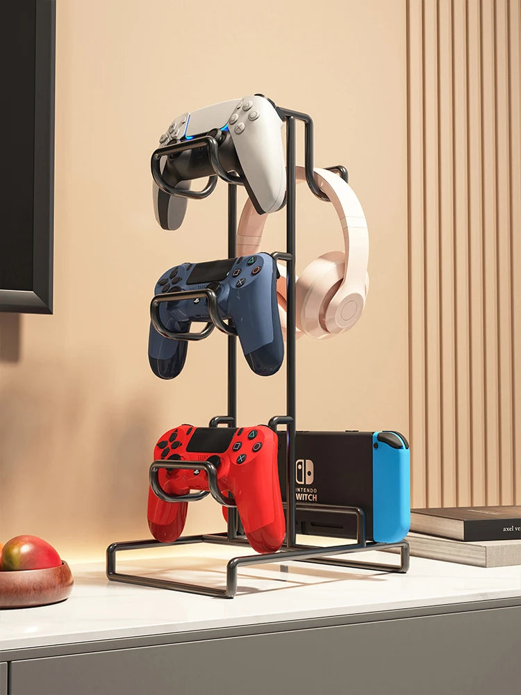 Desktop Headset and Controller Organizer