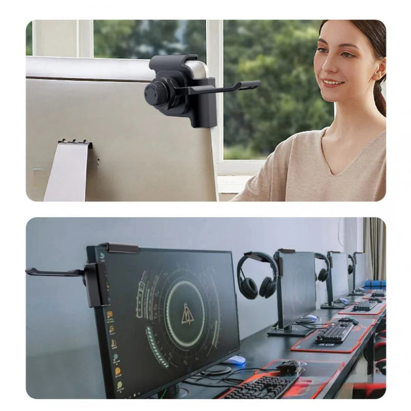 Monitor-Mount Headphone Hanger