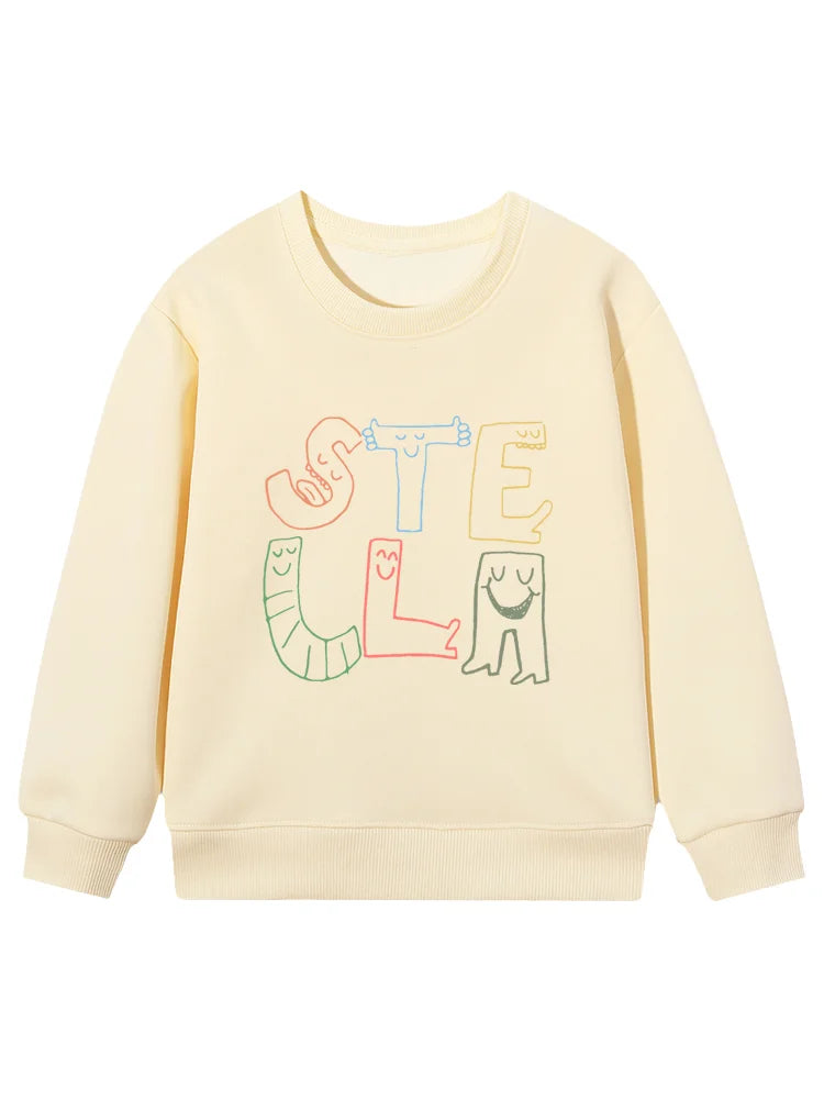 Cartoon Cotton Long-Sleeve Pullover