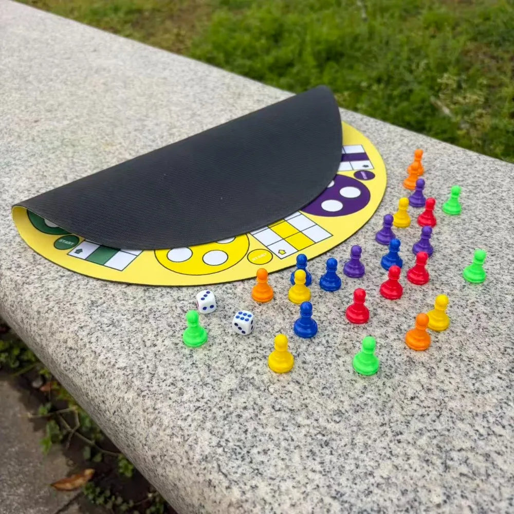Travel Ludo Mat Game Set