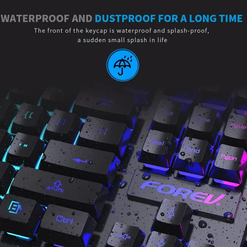 Kebidumei Backlit Keyboard and Mouse Options