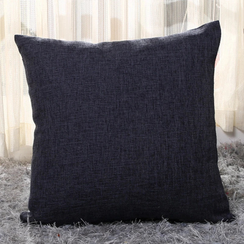 Everyday Solid-Color Cushion Cover