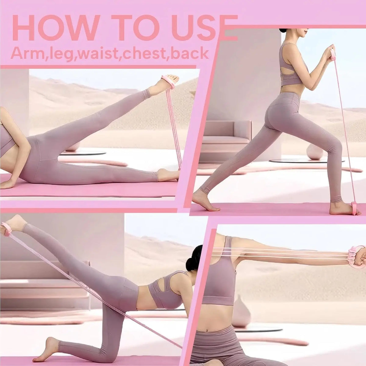 Adjustable Yoga Stretch Band
