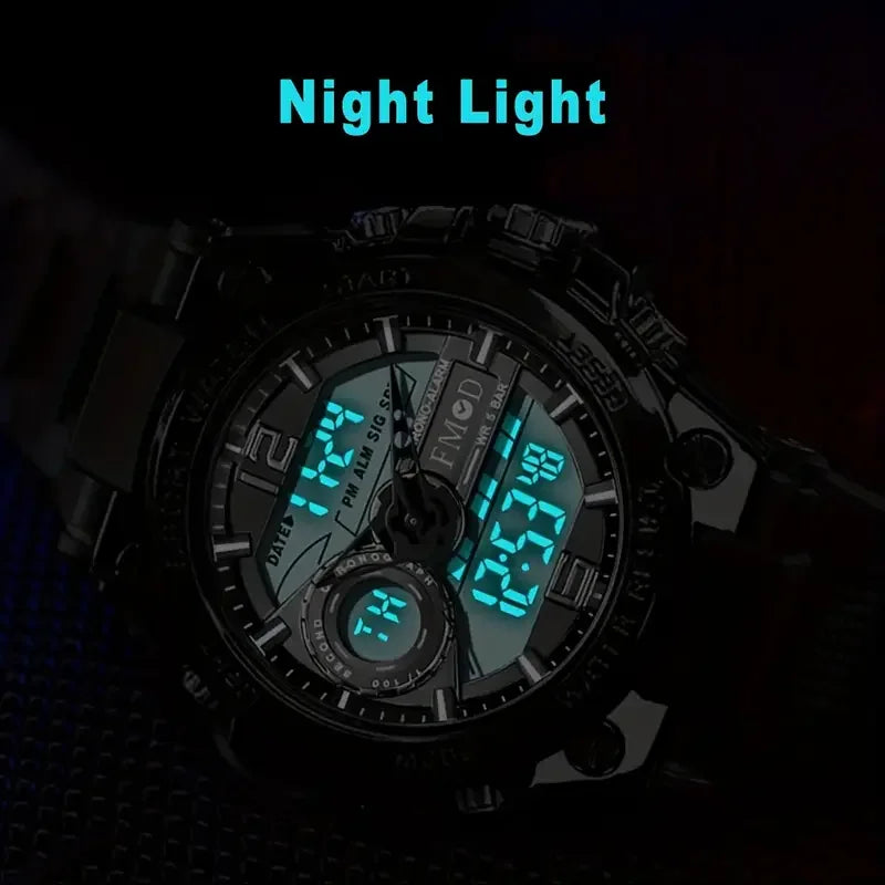 Alloy-Case LED Sport Watch