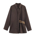 Warm-Stripe Long-Sleeve Shirt