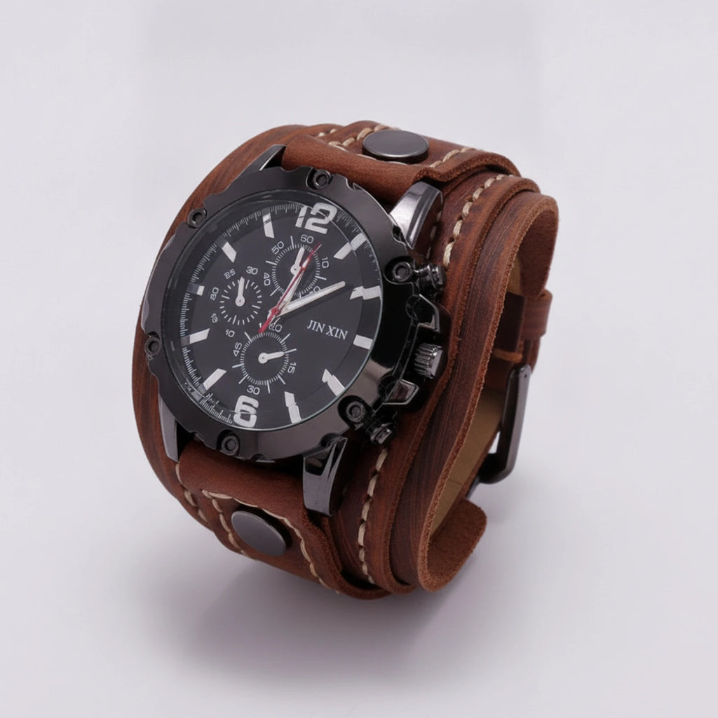 Wide Cuff Quartz Watch