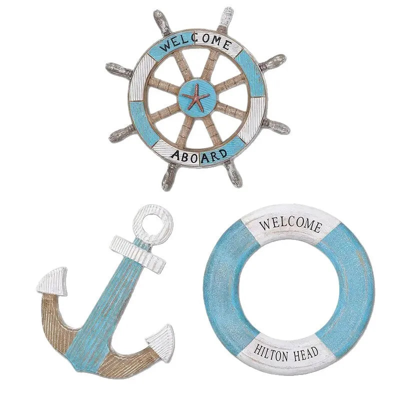 Nautical Wooden Wall Decor Set