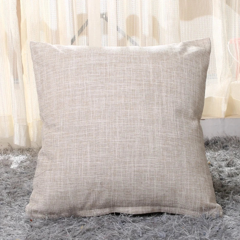 Everyday Solid-Color Cushion Cover